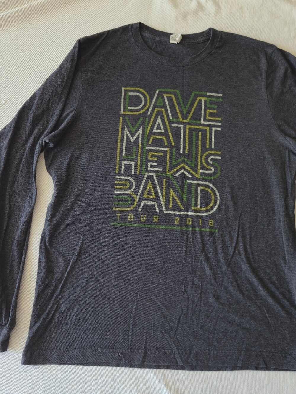 Dave Matthews Band Tour 2016 Long Sleeve T-Shirt Size Large